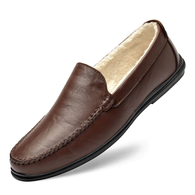 Winter loafers shoes color black size 8.5 for men