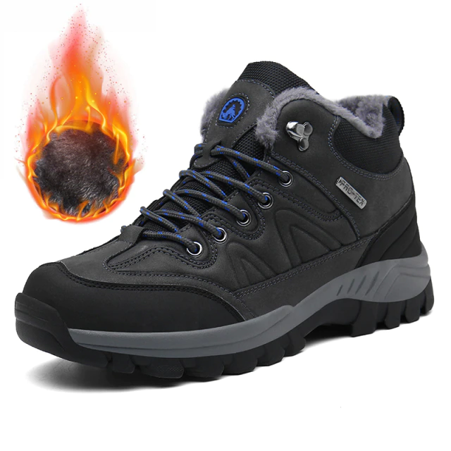 lace up boots color gray size 8 for men