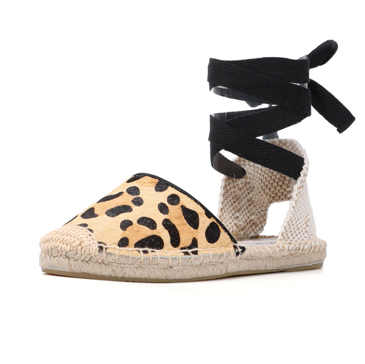 lace up espadrilles color gold size 5.5 for women