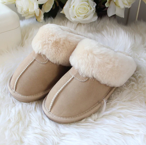 Slippers Color Khaki Size 6 for Women
