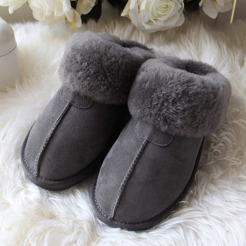 Soft Slippers Color Gray Size 5.5 for Women