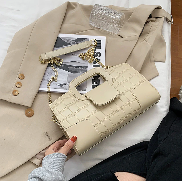 Handbag Color Beige for Women