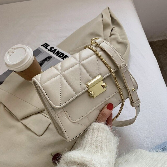 Handbag Color Beige Small for Women