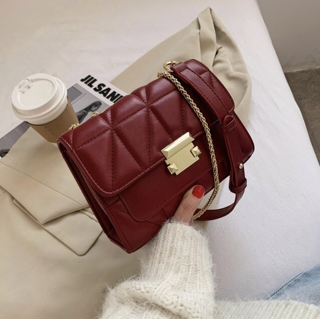 Handbag Color Burgundy Small for Women