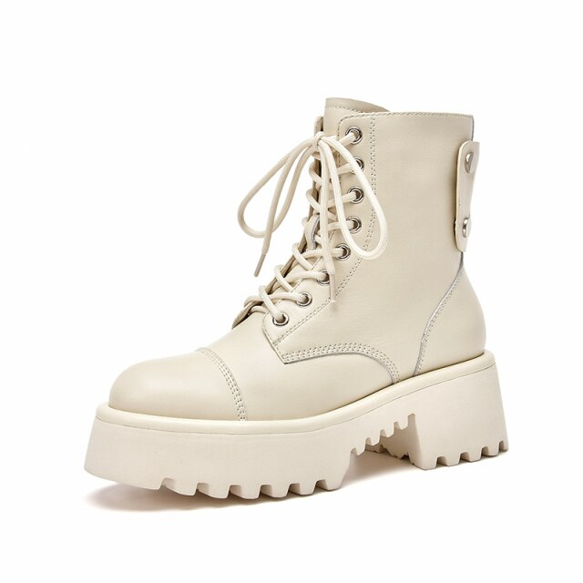 Boots Color Beige Size 6 for Women