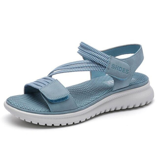sandals color blue size 5 for women