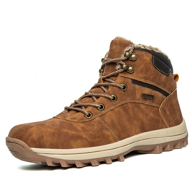 Work Boots Color Caramel Size 7 for Men