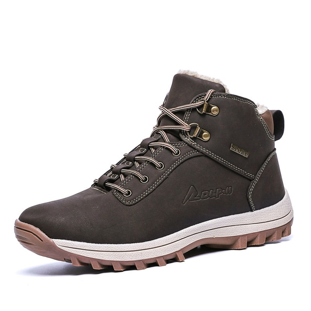 Work Boots Color Chocolate Size 10.5 for Men