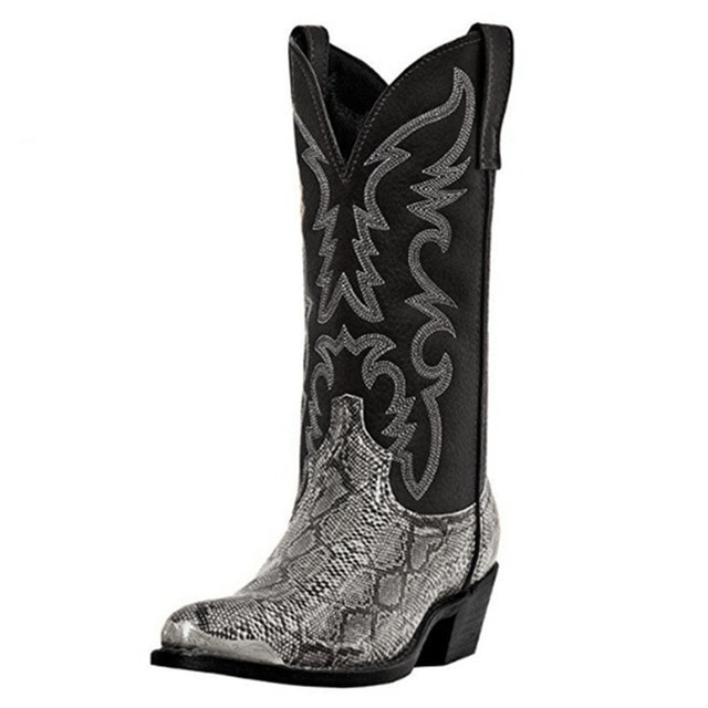 Western Boots Color Black Size 10 for Men