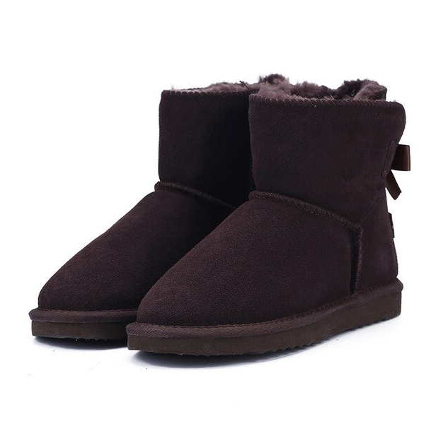 Snow Boots Color Chocolate Size 8.5 for Women