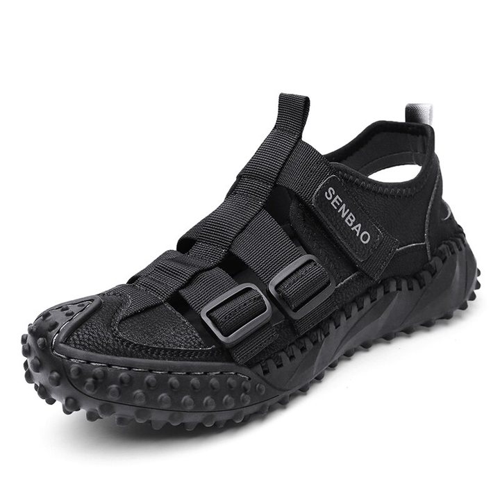 summer sandal color black size 7.5 for women
