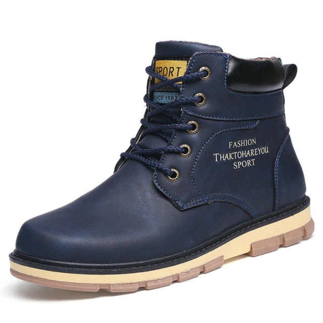 Winter Boots Color Navy Size 8 for Men