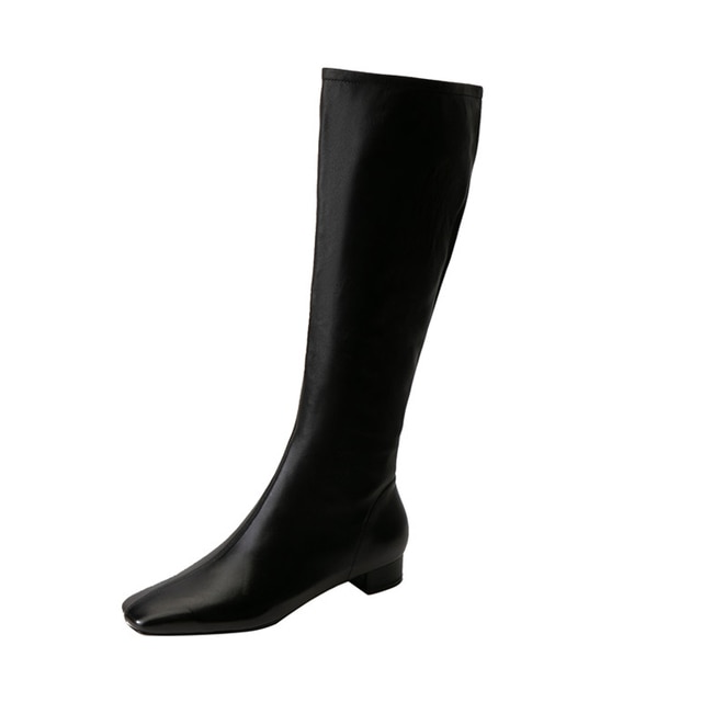 Long Dress Boots Color Black Size 5 for Women