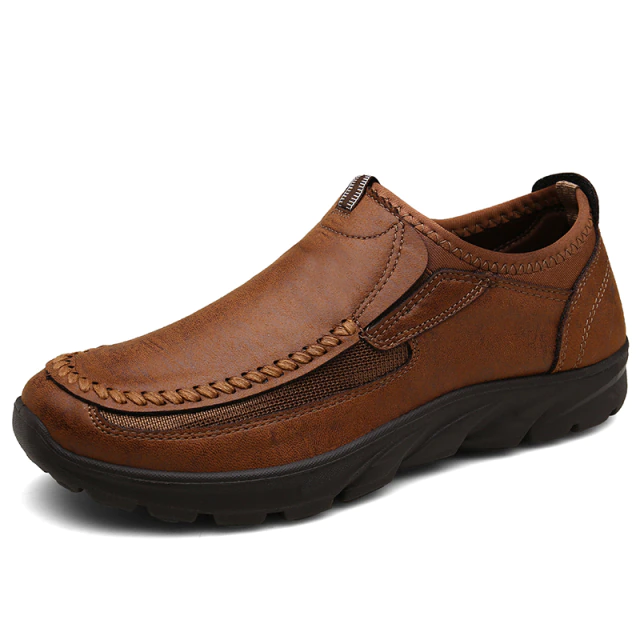leather loafer color brown size 6.5 for women
