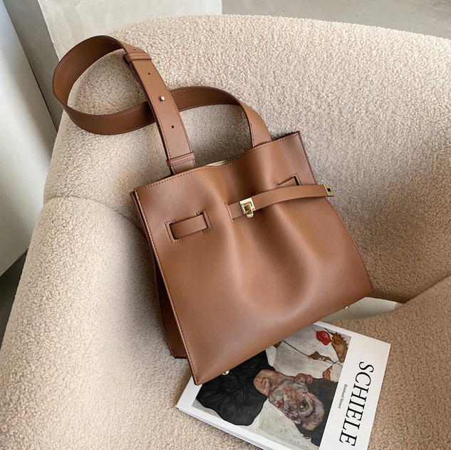 high quality handbag color brown medium for women