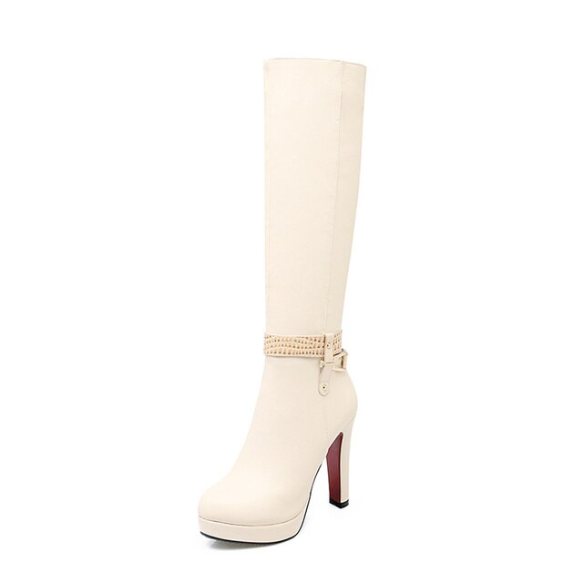 Dress Boots Color Beige Size 7 for Women