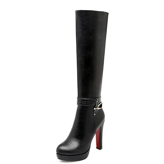 Dress Boots Color Black Size 4.5 for Women