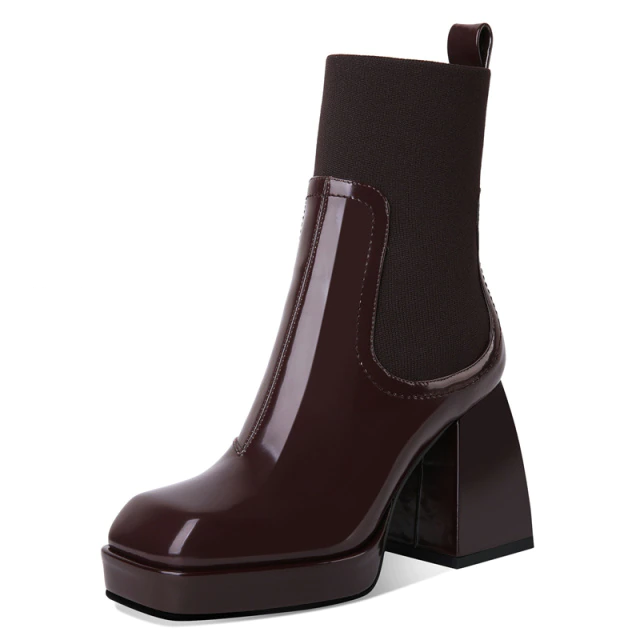 chelsea boots color brown size 5.5 for women