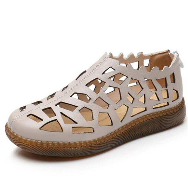 summer sandals color gray size 6 for women