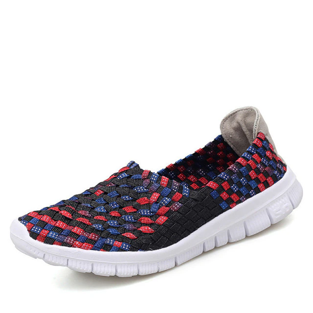 Majo Women's Knit Comfortable Loafer Walking Shoes