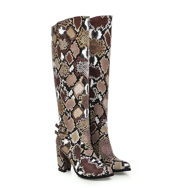 Knee High Boots Color Brown Size 7 for Women