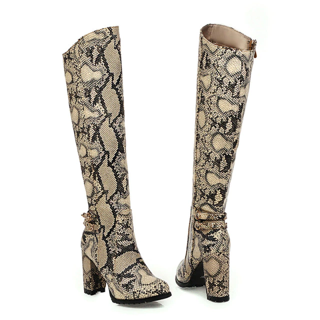 Knee High Boots Color Yellow Size 8.5 for Women