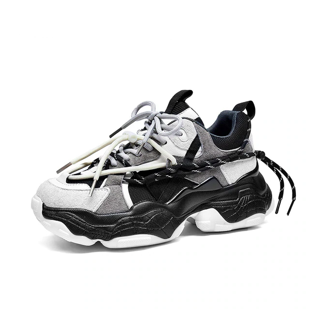 platform sneaker color white size 6 for women