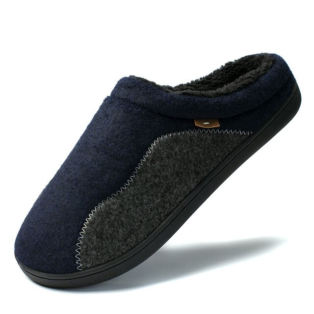 winter slipper color blUE size 7 for men