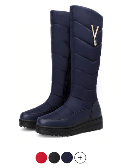 Rikki Women's Snow Boot Knee High blue