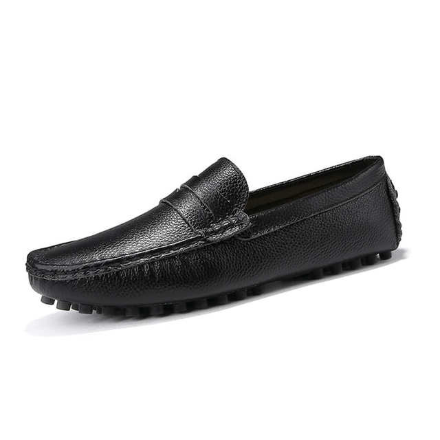 soft loafer shoes color black size 8.5 for men