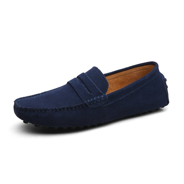 loafer shoes color blue size 6.5 for men