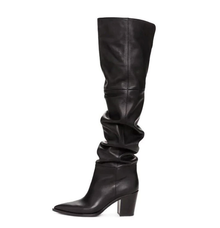 dress boots color black size 9 for women
