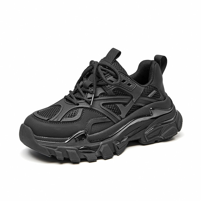 mesh sneaker color black size 6 for women
