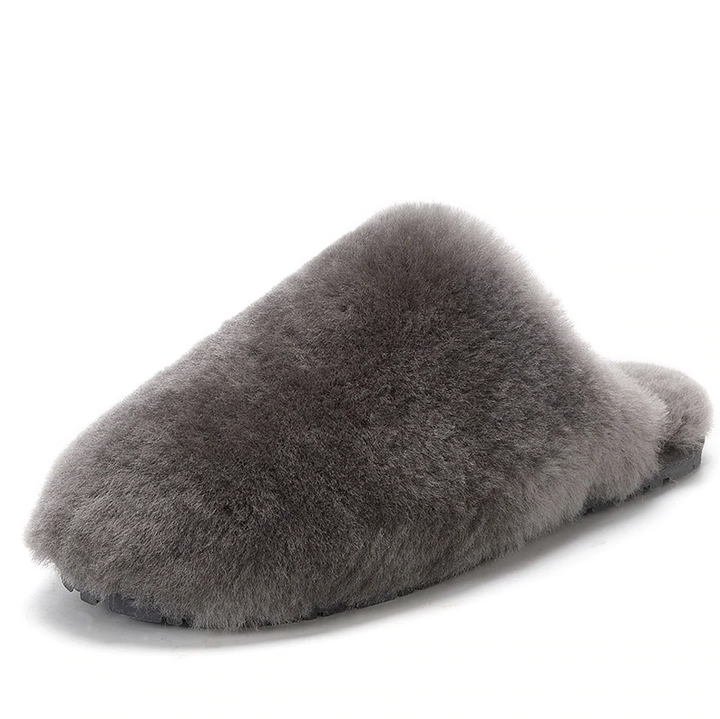 slipper color gray size 5 for women