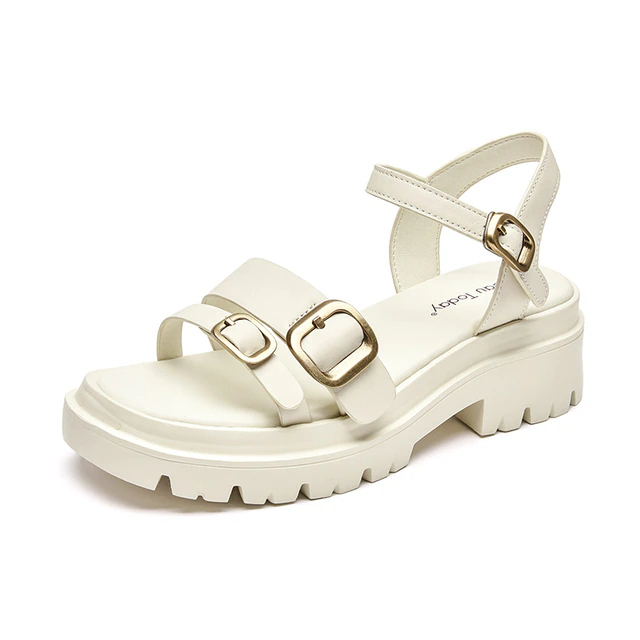 sandal color beige size 5 for women