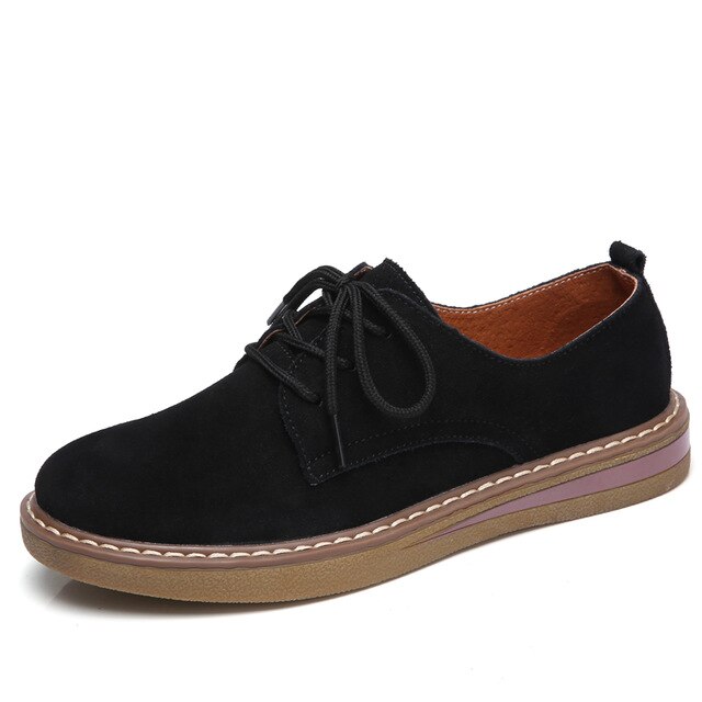 flat loafer shoes color black size 7 for women