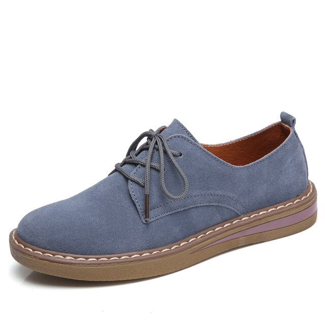 casual loafer shoes color blue size 8 for women