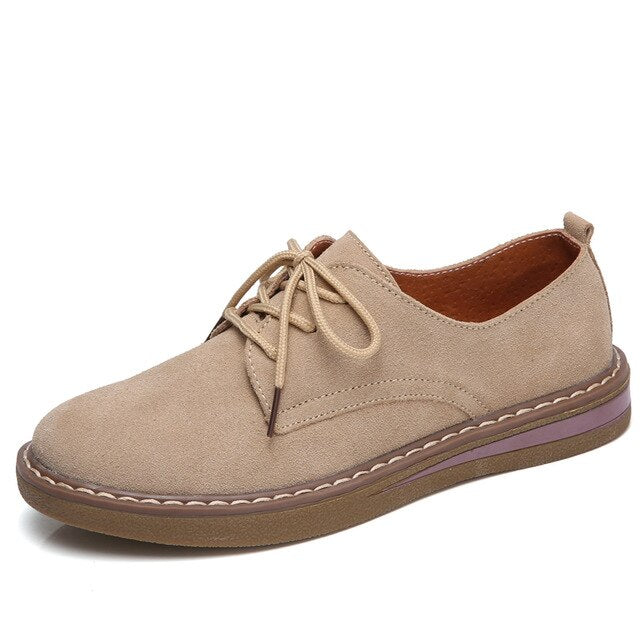 office loafer shoes color beige size 8 for women
