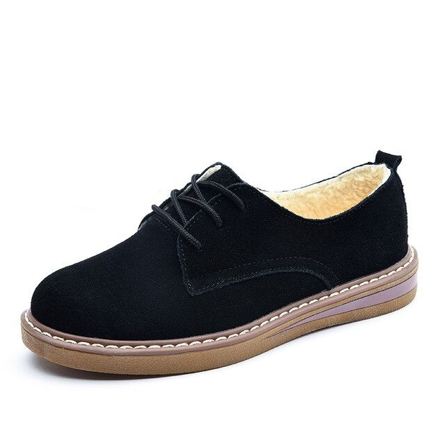 winter loafer shoes color beige size 5 for women