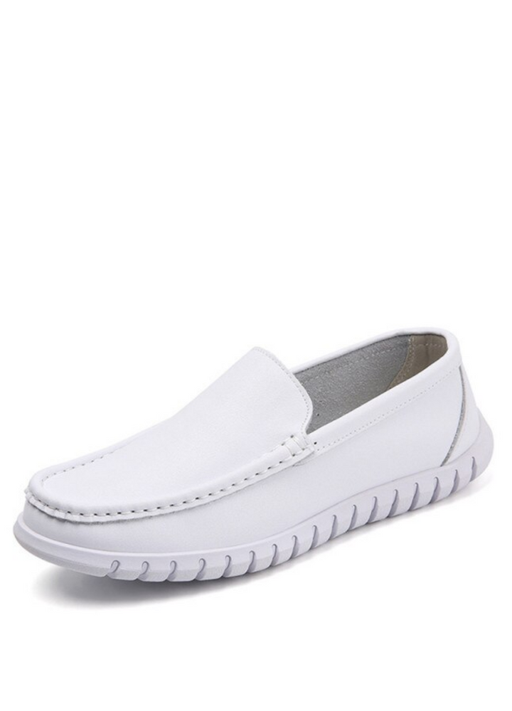 loafer color white size 5 for men