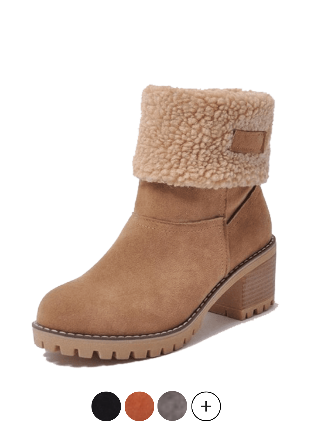 Emily Women's Winter Boots with Fur Lining Outdoor Warm Mid-Calf - Ultra Seller Shoes
