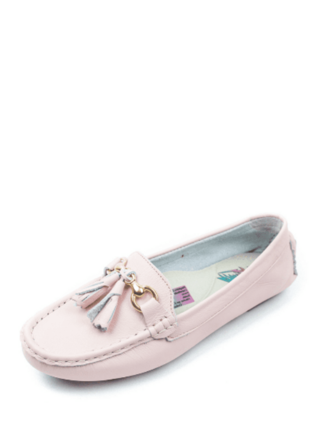 Viteliuss Women's Moccasin Shoes Clearance Drop Pink (Sizes 7/8)