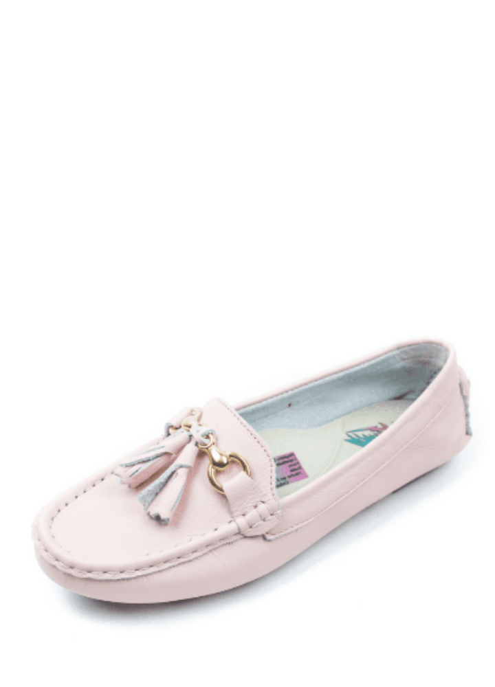 Viteliuss Women's Moccasin Shoes Clearance Drop Pink (Sizes 7/8)