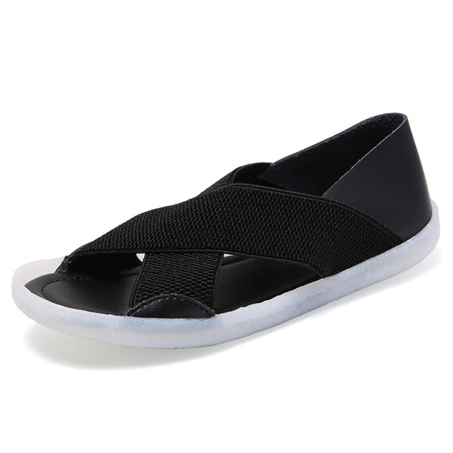 Cizne-Women_s-Sandal-Summer-Elastic-High-Quality-Comfortable-Breathable-Stretch-Fabric-Summer-Sandals-color- black-USS-1.png