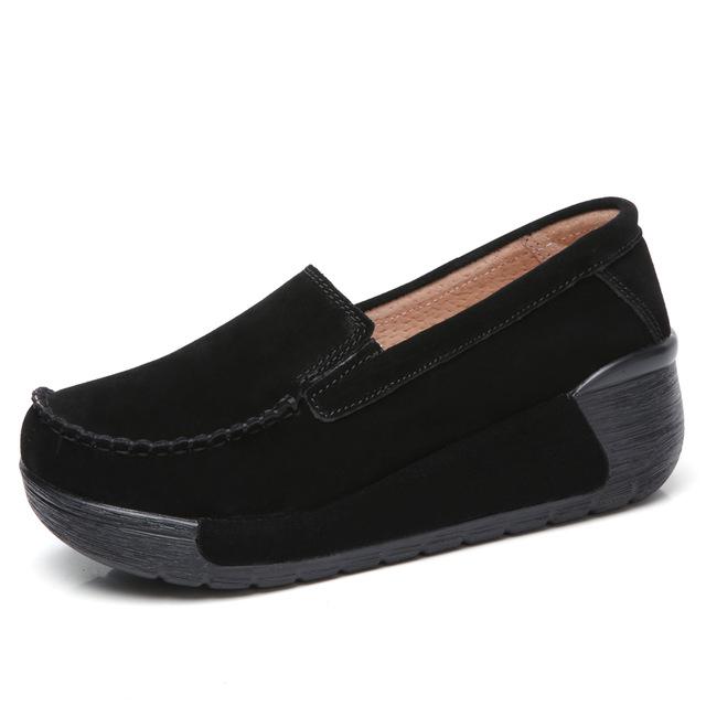 platform shoes color black size 6 for women