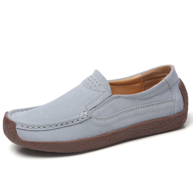 comfortable loafer shoes color sky size 9 for women