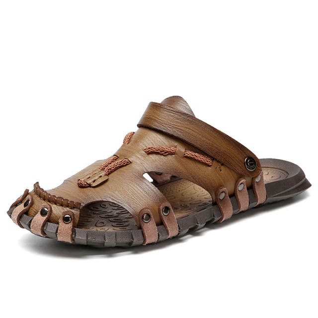 Shearer-Flat-sandals-for-men-color-khaki-USS-seller-shoes-1.png